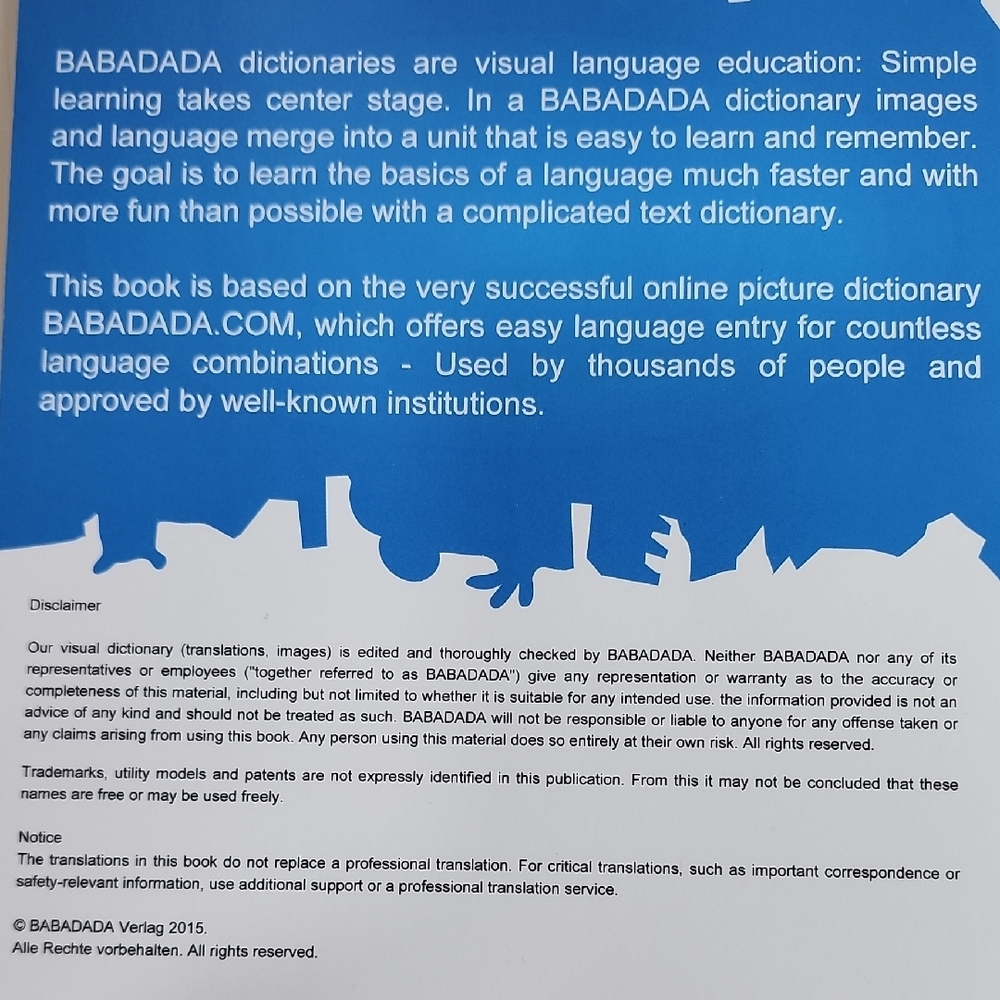BABADADA Visual Dictionary - Picture 5 of 5